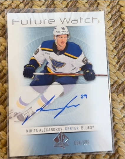 2022-23 SP Authentic Retro Future Watch #263 Nikita Alexandrov — front
