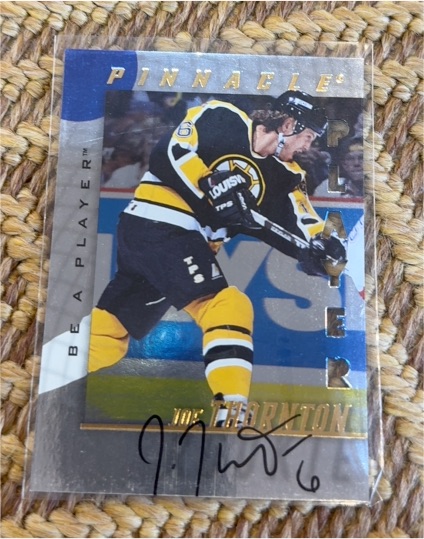 1997-98 Pinnacle Be A Player Autographs #232 Joe Thornton — front