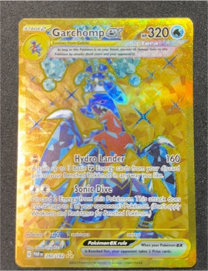 2023 Pokémon SV04: Paradox Rift #260 Garchomp ex — front