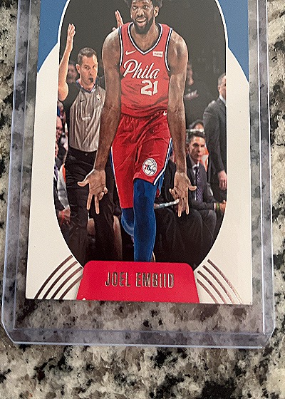 2020-21 Panini NBA Hoops Basketball #138 Joel Embiid — front