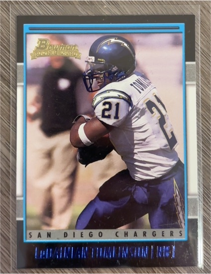 2001 Bowman #210 LaDainian Tomlinson Rookie Card — front