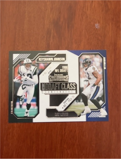 2024 Panini Contenders #16 Keyshawn Johnson / Ray Lewis — front