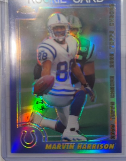 2000 Topps Chrome #160 Marvin Harrison — front