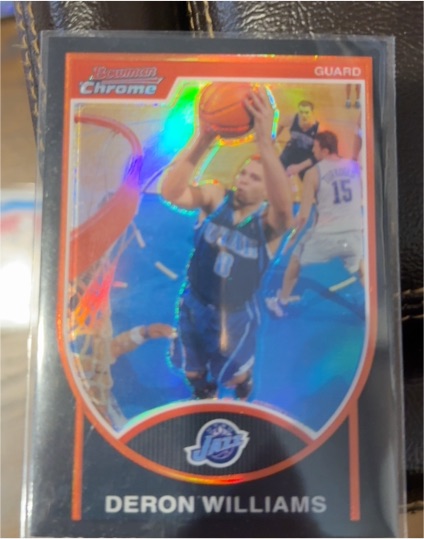 2007 Bowman Chrome Deron Williams — front
