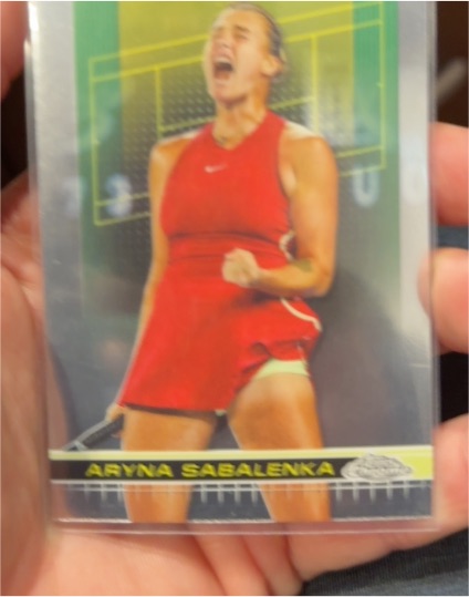 2024 Topps Chrome Tennis #21 Aryna Sabalenka — front