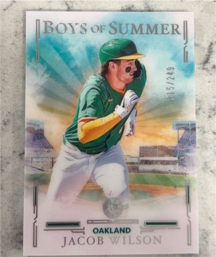 2025 Panini Boys of Summer #6 Jacob Wilson — front