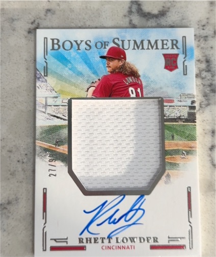 2025 Panini Boys of Summer #JMS-RL Rhett Lowder — front