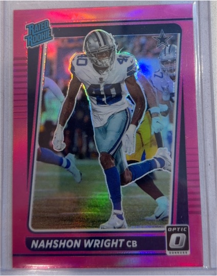 2021 Donruss Optic #285 Nahshon Wright — front