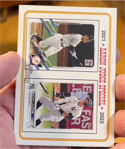 2023 Topps Heritage #4 Aaron Judge — front
