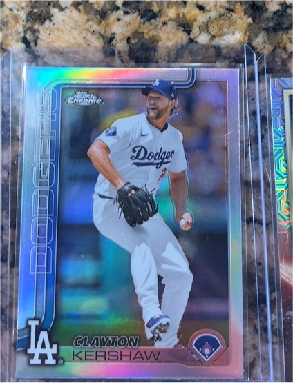 2025 Topps Chrome #88 Clayton Kershaw — front