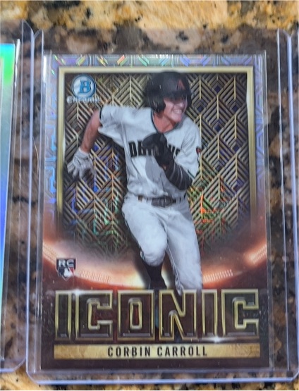 2023 Bowman Chrome #BI-18 Corbin Carroll Iconic — front
