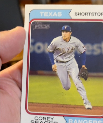 2023 Topps Heritage #22 Corey Seager — front