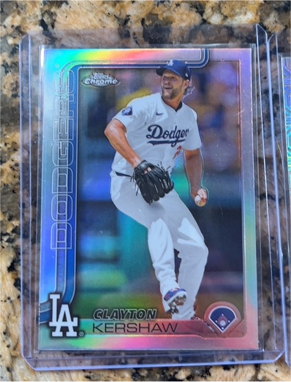 2025 Topps Chrome #88 Clayton Kershaw — front