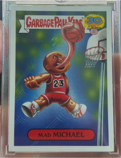 2015 Topps Garbage Pail Kids 30th Anniversary #7b Mad Michael Jordan — front