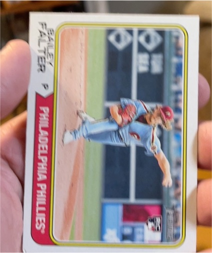 2023 Topps Heritage #314 Bailey Falter — front