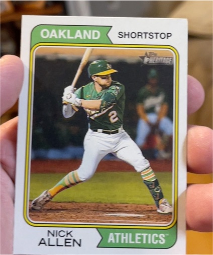 2023 Topps Heritage #414 Nick Allen — front