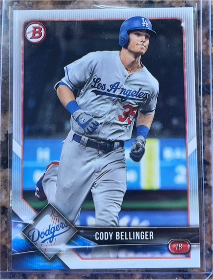 2018 Bowman #47 Cody Bellinger Los Angeles Dodgers — front