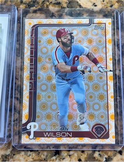 2025 Topps #ALT-1 Weston Wilson Holiday Sun Foil — front