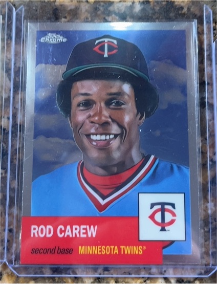 2022 Topps Chrome Platinum Anniversary #184 Rod Carew — front