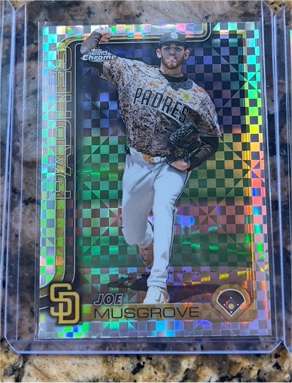2025 Topps Chrome #55 Joe Musgrove — front