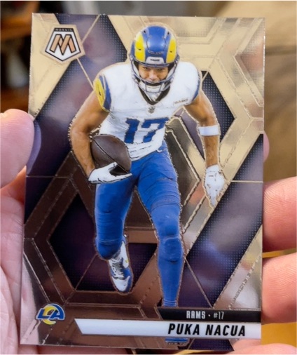 2025 Panini Mosaic #102 Puka Nacua — front