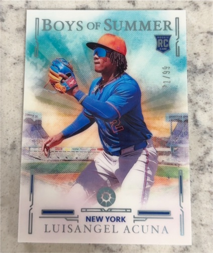 2025 Panini Boys of Summer #43 Luisangel Acuna — front