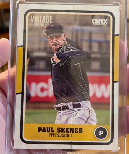 2025 Onyx Vintage #OVPASK Paul Skenes — front