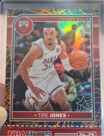 2024-25 Panini Haunted Hoops #23 Tre Jones — front