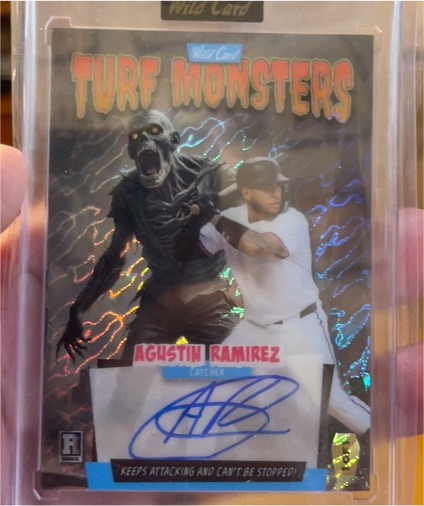 2025 Wild Card Turf Monsters Agustin Ramirez — front