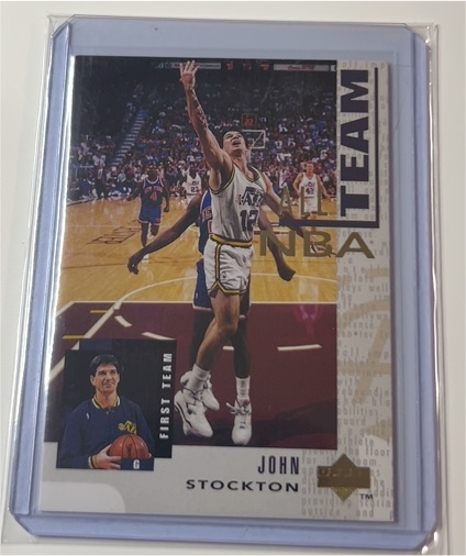 1994-95 Upper Deck #14 John Stockton — front