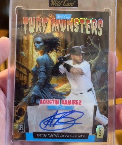 2025 Wild Card Turf Monsters #Agustin Ramirez — front