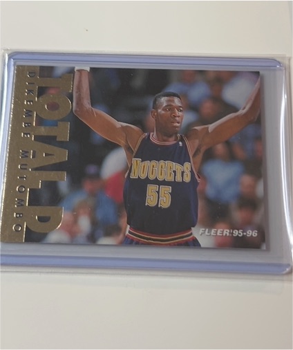 1995-96 Fleer Total D #5 Dikembe Mutombo — front