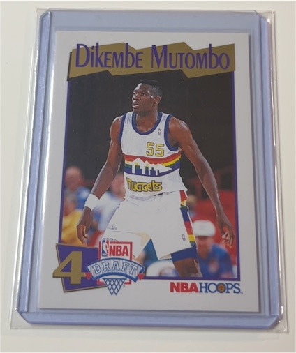 1991-92 NBA Hoops #549 Dikembe Mutombo — front