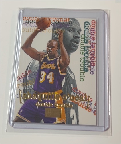 1996-97 Skybox Premium #274 Shaquille O'Neal Double Trouble — front