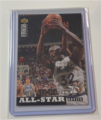 1994 Upper Deck Collector's Choice #197 Shaquille O'Neal All-Star Advice — front