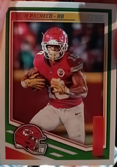 2025 Panini Score #278 Isiah Pacheco — front