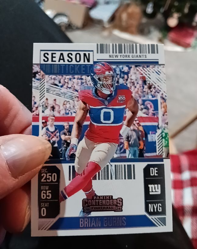 2024 Panini Contenders Season Ticket #74 Brian Burns — front