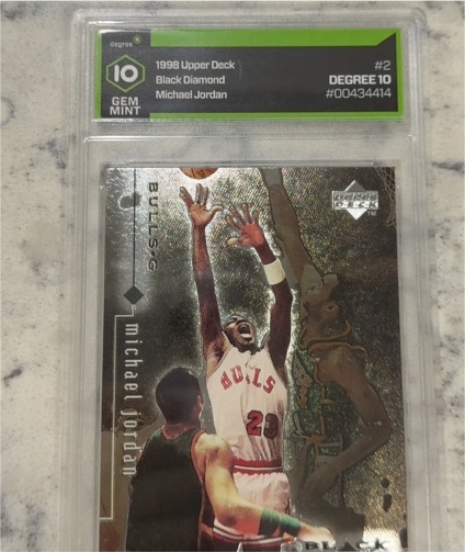 1998 Upper Deck Black Diamond #2 Michael Jordan — front