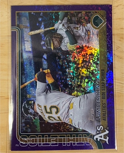 2025 Topps Update #US80 Lumber Kings Lawrence Butler / Brent Rooker — front
