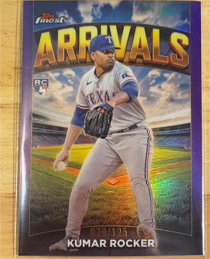 2025 Topps Finest Arrivals #A-13 Kumar Rocker — front