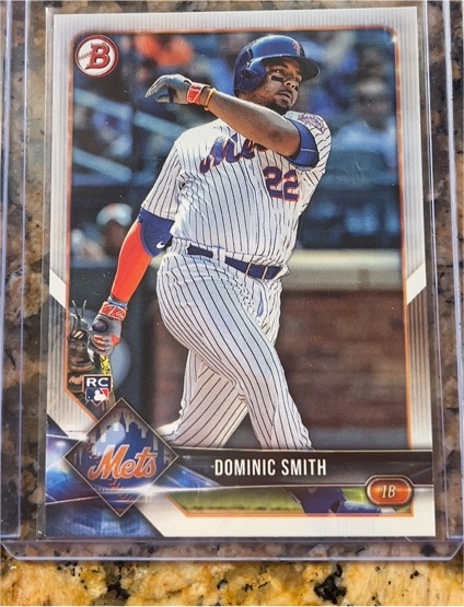 2018 Bowman #55 Dominic Smith — front