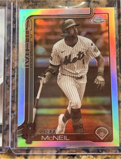 2025 Topps Chrome #167 Jeff McNeil — front