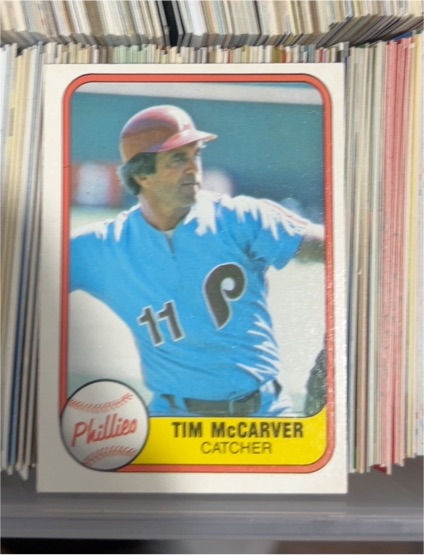 1981 Fleer #27 Tim McCarver — front