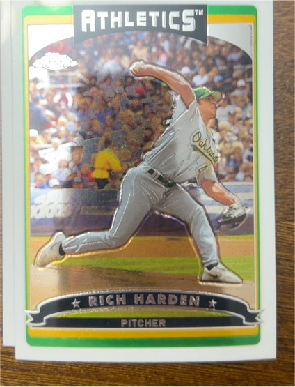 2006 Topps #487 Rich Harden — front
