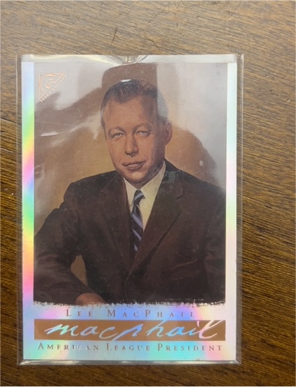 2003 Topps Gallery #40 Lee MacPhail — front
