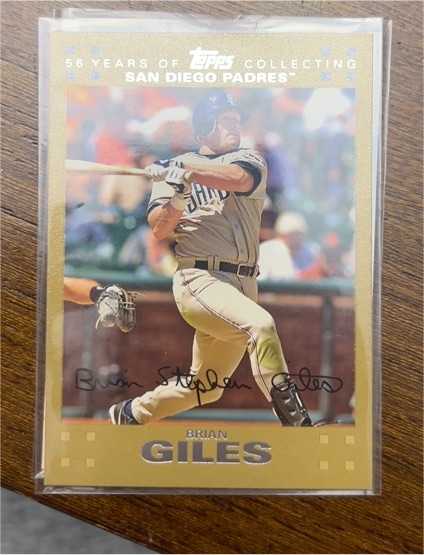 2007 Topps #349 Brian Giles — front