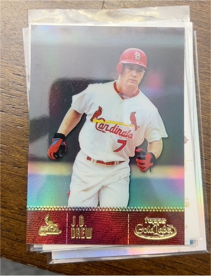 2001 Topps Gold Label #40 J.D. Drew — front