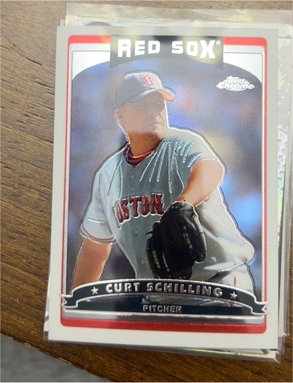 2006 Topps Chrome #240 Curt Schilling — front