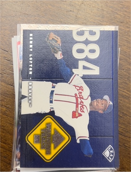 1997 Leaf Warning Track #384 Kenny Lofton — front
