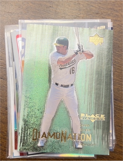 2000 Upper Deck Black Diamond Diamonation #D3 Jason Giambi — front